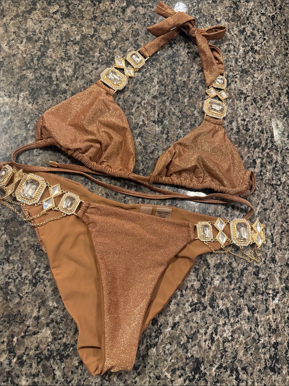 Beach Bunny JAZMINE Bronze Bikini - Picture 9 of 12